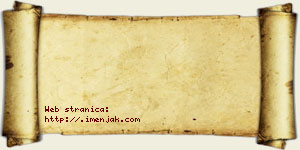 Natalija Zimonjić vizit kartica